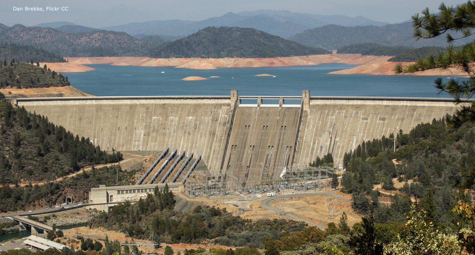 Shasta Dam In Northern California