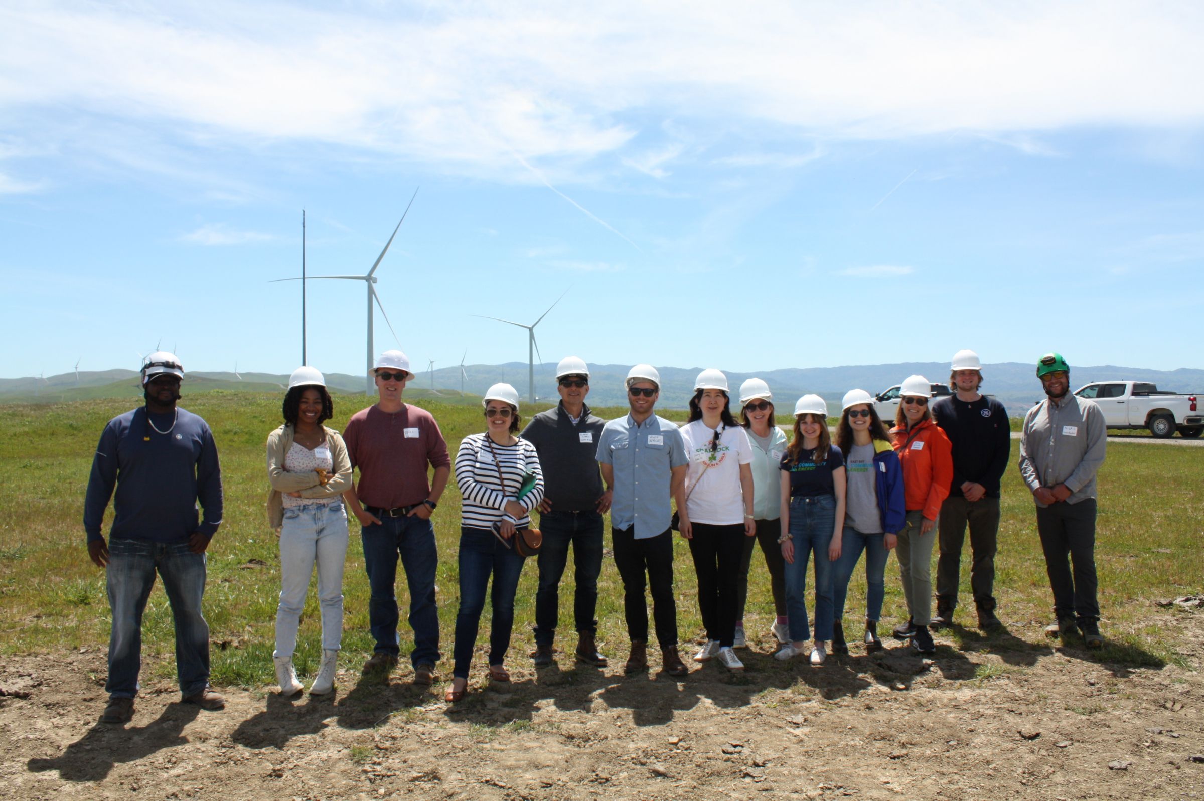 Ebce Board Members Touring The Wind Farm In Livermore