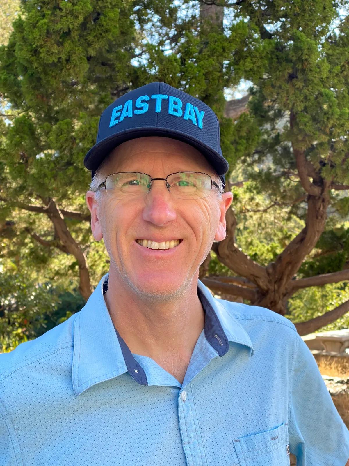 Ben Paulos Wearing An East Bay Hat