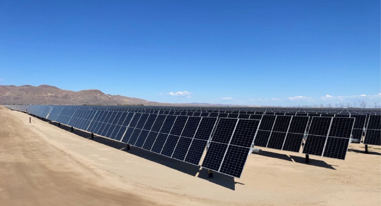 Photo Of Solar Panels At Daggett Solar Farm