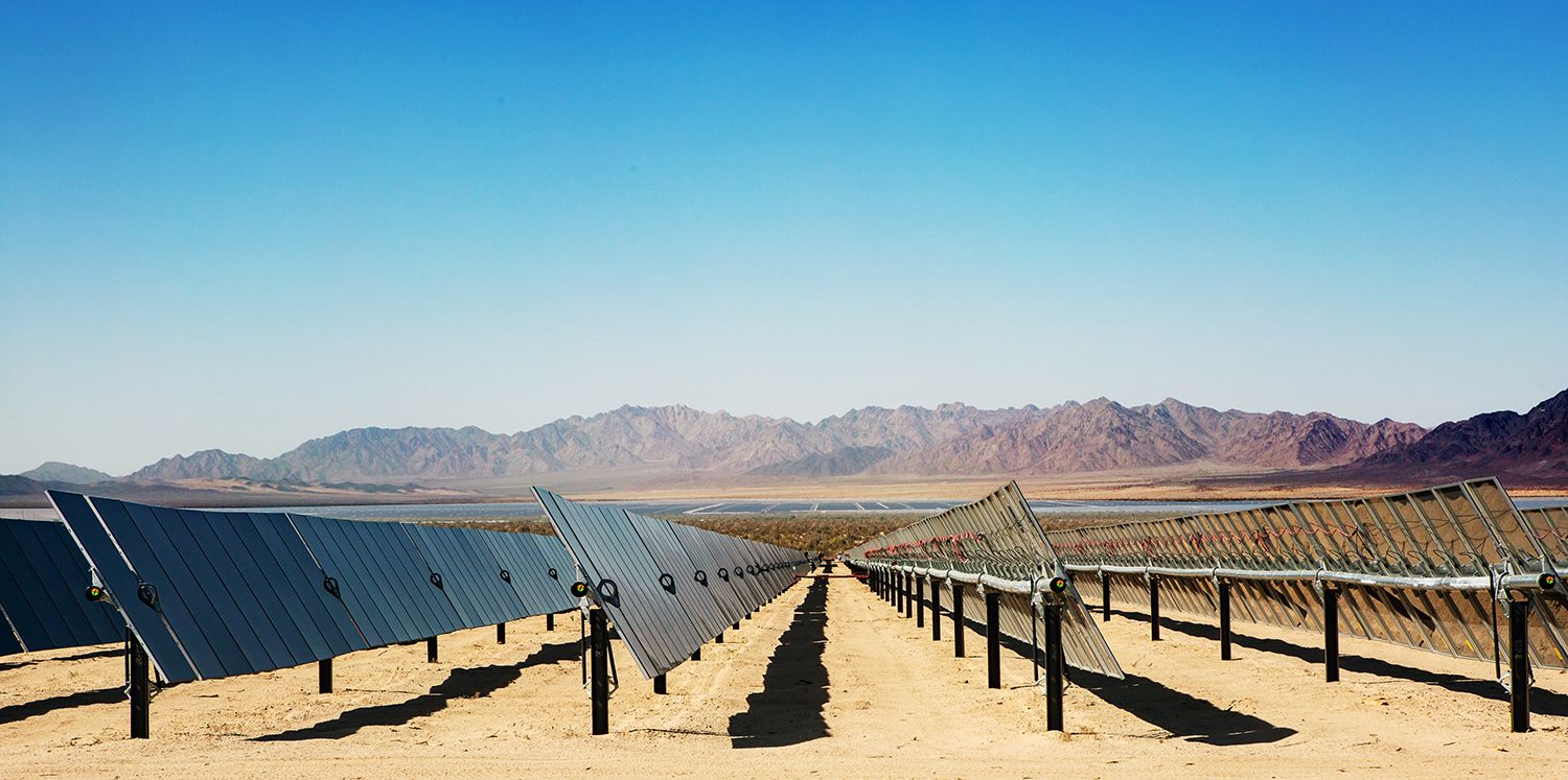 Solar Panels Installed At The Oberon Project. 