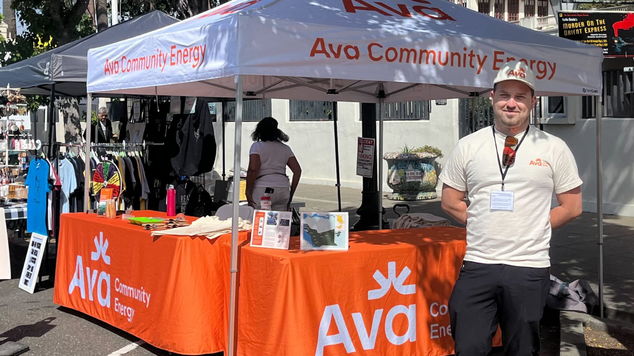 Ava event booth