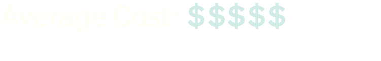 Cost Scale Showing 5 Out Of 5 Dollar Signs