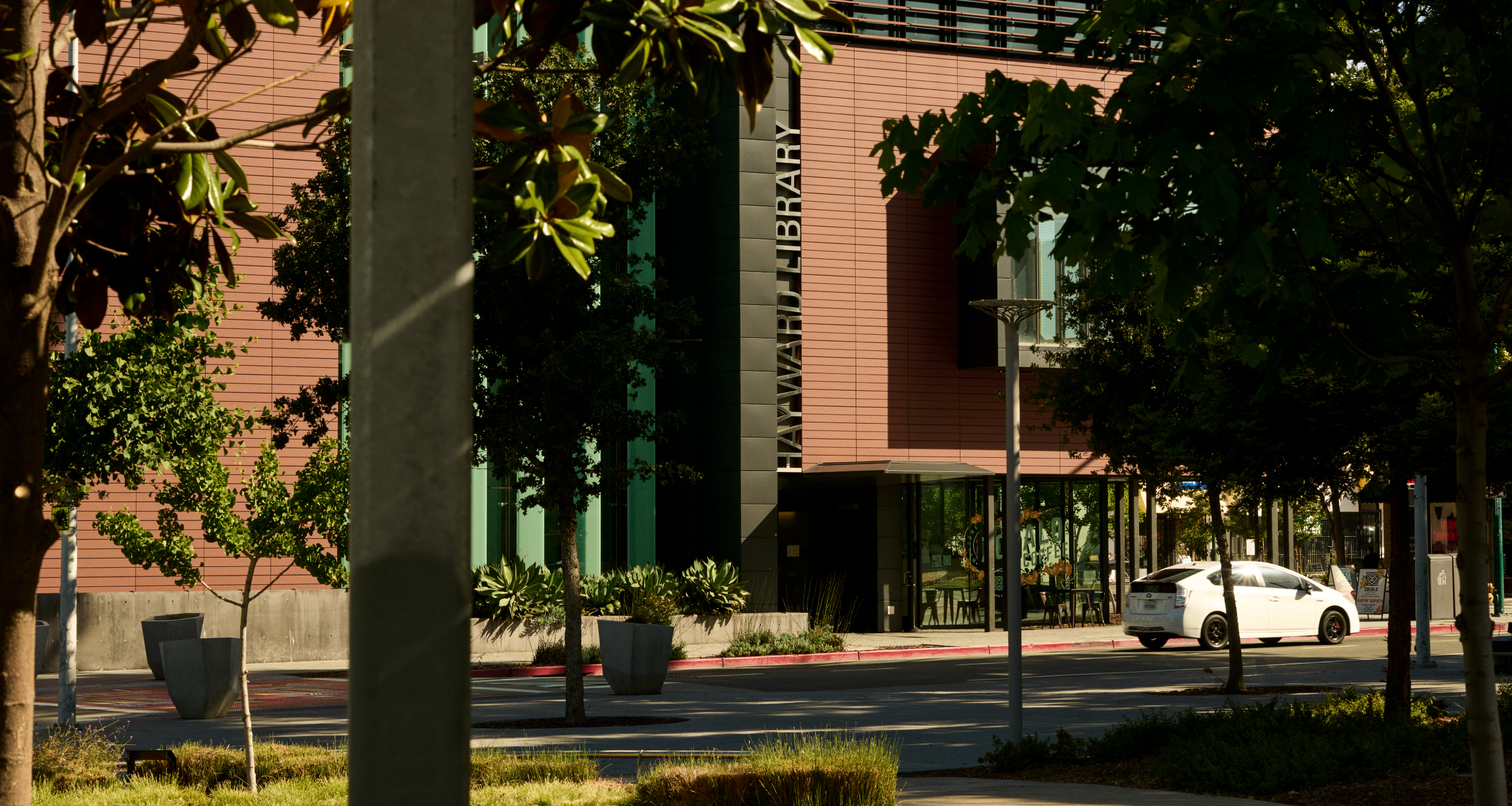 Hayward public library building