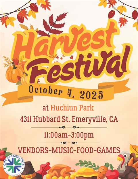 Harvest festival event flyer