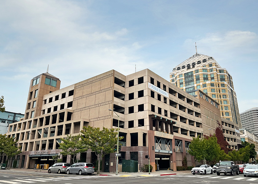 Oakland City Center West Garage exterior